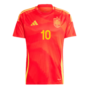 LAMINE YAMAL #10 Spain Home Soccer Jersey EURO 2024