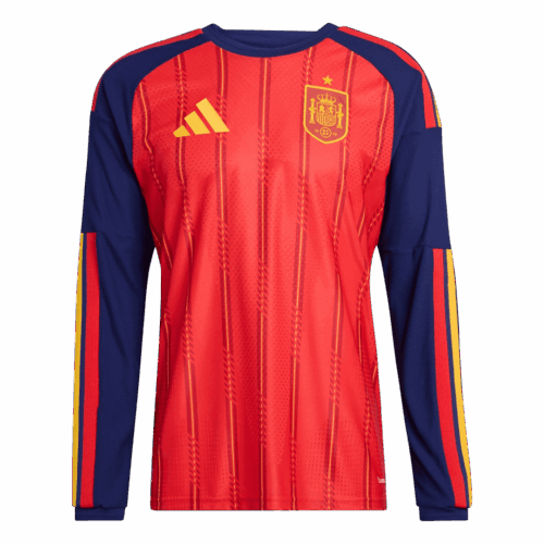 627464_1 Spain Long Sleeve Home Soccer Jersey 2026