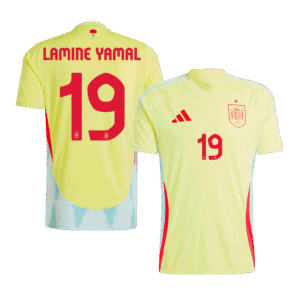 LAMINE YAMAL #19 Spain Away Soccer Jersey EURO 2024