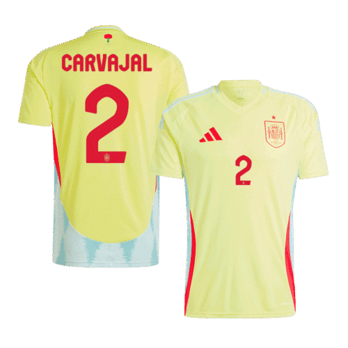 CARVAJAL #2 Spain Away Soccer Jersey EURO 2024