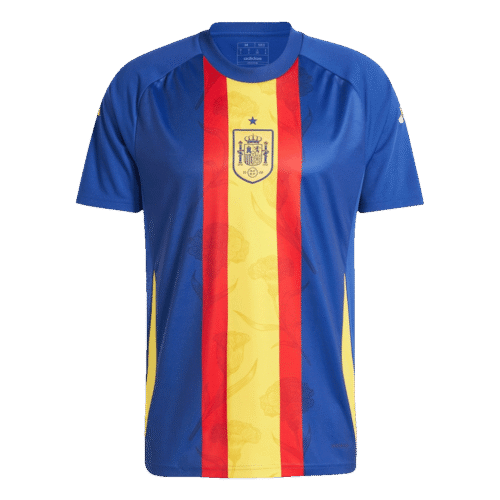Spain Pre-Match Soccer Jersey EURO 2024 Blue