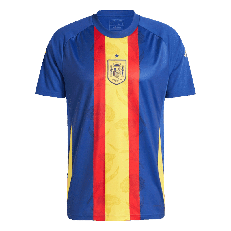 Spain Pre-Match Soccer Jersey EURO 2024 Blue