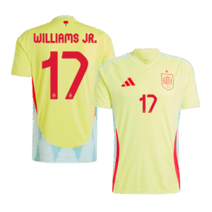 WILLIAMS JR. #17 Spain Away Soccer Jersey EURO 2024
