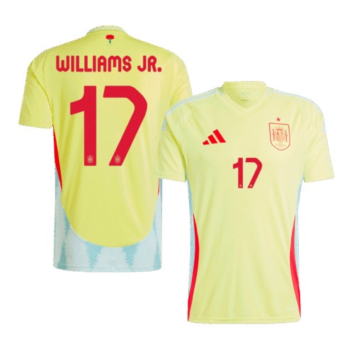 WILLIAMS JR. #17 Spain Away Soccer Jersey EURO 2024