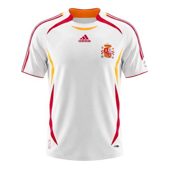 Spain Away Soccer Jersey Retro 2006