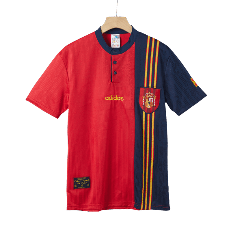 Vintage Soccer Jersey Spain Home 1996