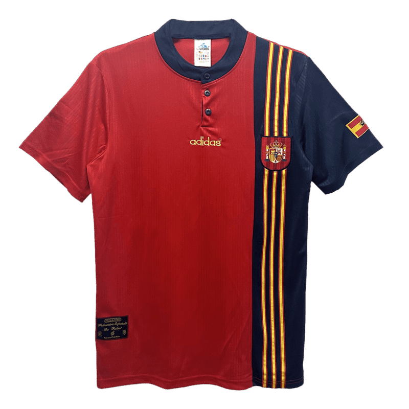 Vintage Soccer Jersey Spain Home 1996
