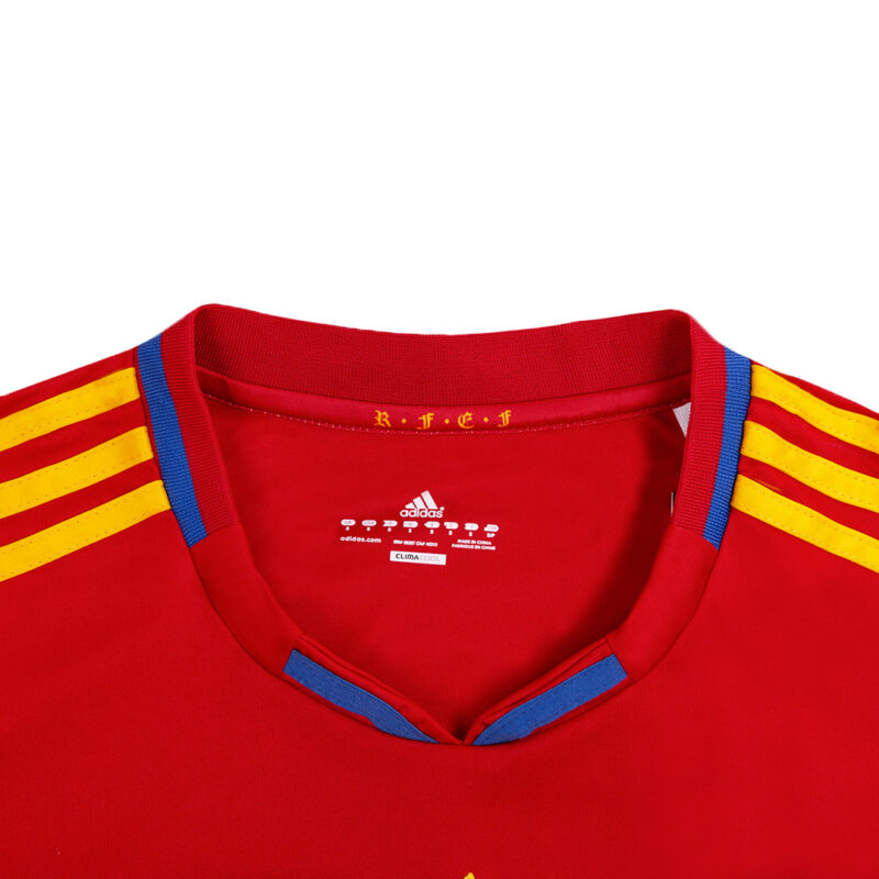 Vintage Soccer Jersey A. INIESTA #6 Spain Home 2010