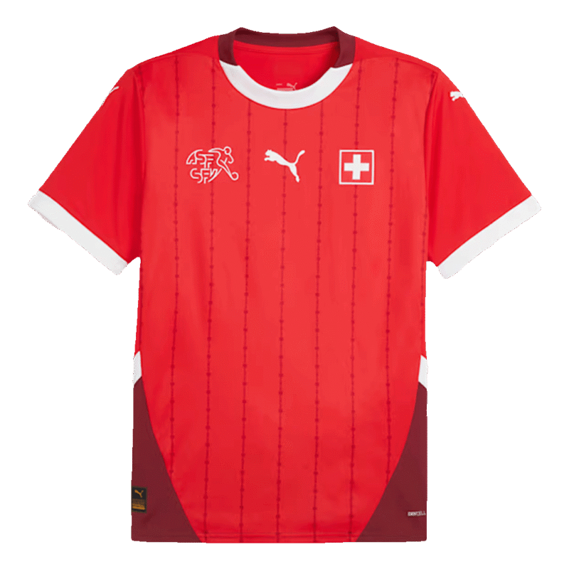 Switzerland Home Soccer Jersey EURO 2024