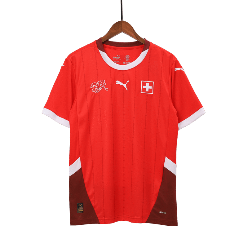 Switzerland Home Soccer Jersey EURO 2024