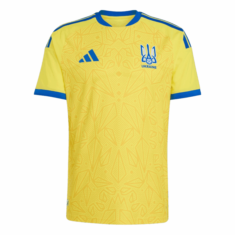 Ukraine Home Soccer Jersey World Cup 2026 Yellow