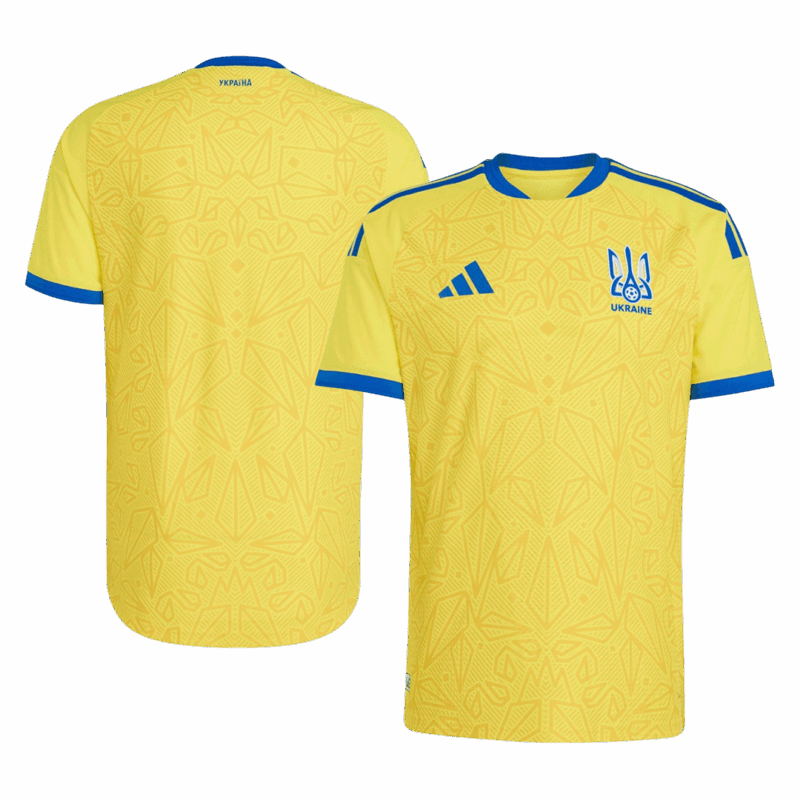 Ukraine Home Soccer Jersey World Cup 2026 Yellow