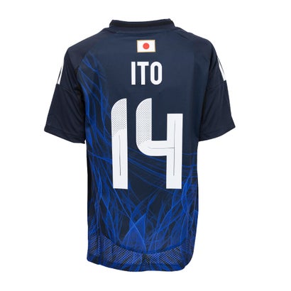 アディダス キッズ サッカー日本代表 2024 ホーム レプリカ ユニフォーム #14.伊東純也