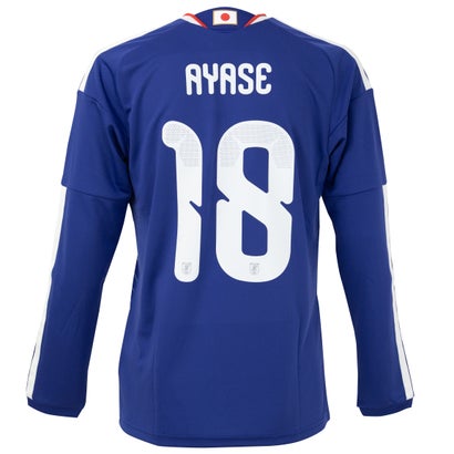 アディダス サッカー日本代表 2026 ホーム レプリカ ユニフォーム 長袖 #18.上田綺世