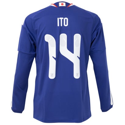 アディダス サッカー日本代表 2026 ホーム レプリカ ユニフォーム 長袖 #14.伊東純也【予約：ご注文後1週間から10日前後でお届け】