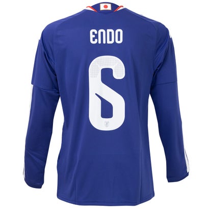 アディダス サッカー日本代表 2026 ホーム レプリカ ユニフォーム 長袖 #6.遠藤航【予約：ご注文後1週間から10日前後でお届け】