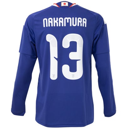 アディダス サッカー日本代表 2026 ホーム レプリカ ユニフォーム 長袖 #13.中村敬斗【予約：ご注文後1週間から10日前後でお届け】