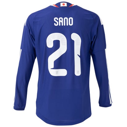 アディダス サッカー日本代表 2026 ホーム オーセンティック ユニフォーム 長袖 #21.佐野海舟【予約：ご注文後1週間から10日前後でお届け】