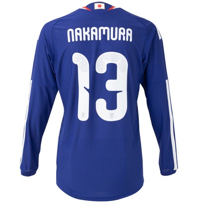 アディダス サッカー日本代表 2026 ホーム オーセンティック ユニフォーム 長袖 #13.中村敬斗【予約：ご注文後1週間から10日前後でお届け】