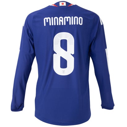 アディダス サッカー日本代表 2026 ホーム オーセンティック ユニフォーム 長袖 #8.南野拓実【予約：ご注文後1週間から10日前後でお届け】