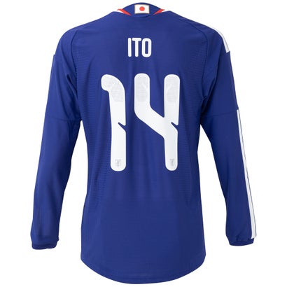 アディダス サッカー日本代表 2026 ホーム オーセンティック ユニフォーム 長袖 #14.伊東純也【予約：ご注文後1週間から10日前後でお届け】