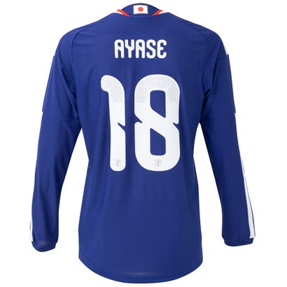 アディダス サッカー日本代表 2026 ホーム オーセンティック ユニフォーム 長袖 #18.上田綺世【予約：ご注文後1週間から10日前後でお届け】