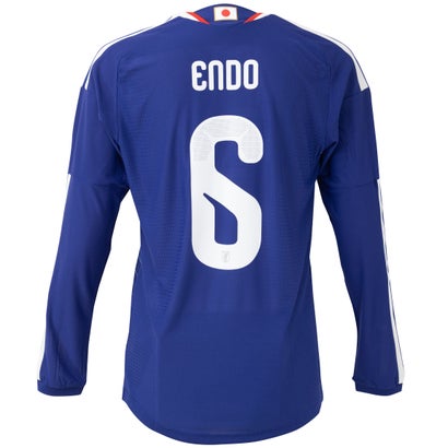 アディダス サッカー日本代表 2026 ホーム オーセンティック ユニフォーム 長袖 #6.遠藤航【予約：ご注文後1週間から10日前後でお届け】