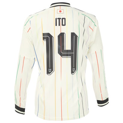 アディダス サッカー日本代表 2026 アウェイ レプリカ ユニフォーム 長袖 #14.伊東純也