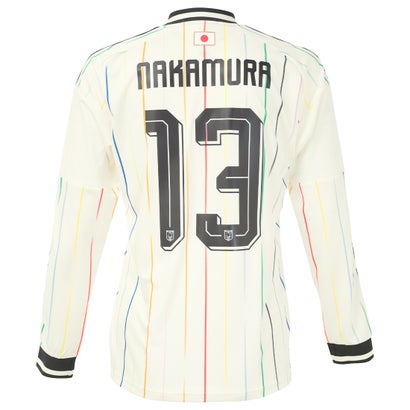アディダス サッカー日本代表 2026 アウェイ レプリカ ユニフォーム 長袖 #13.中村敬斗