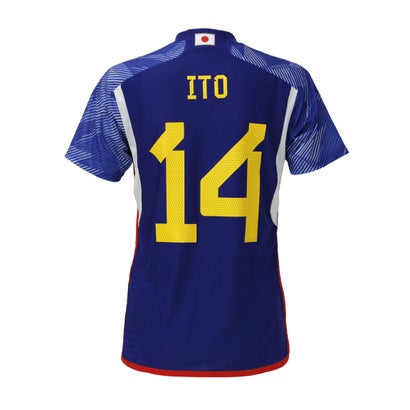 アディダス サッカー日本代表 2022 ホーム オーセンティック ユニフォーム #14.伊東純也